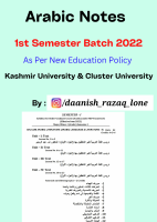 Arabic Notes 1st Semester .pdf